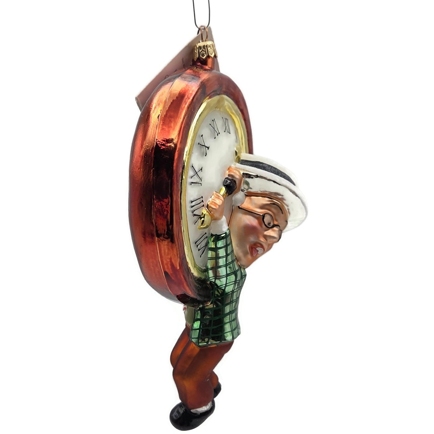 Christopher Radko Millennium Clock Harold Lloyd Trust Christmas Tree Ornament