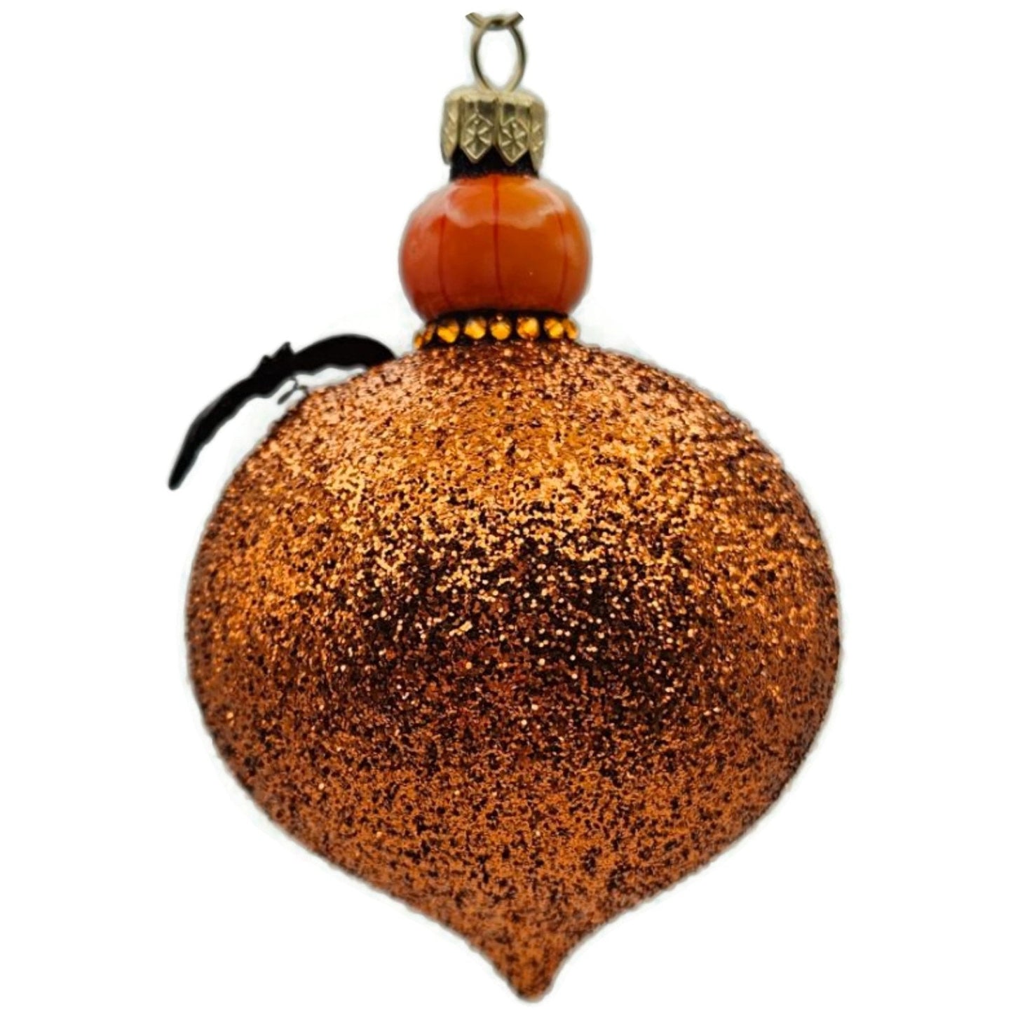 Patricia Breen Anniversary Reflector Jack-o-Lantern Chameleon Halloween Ornament