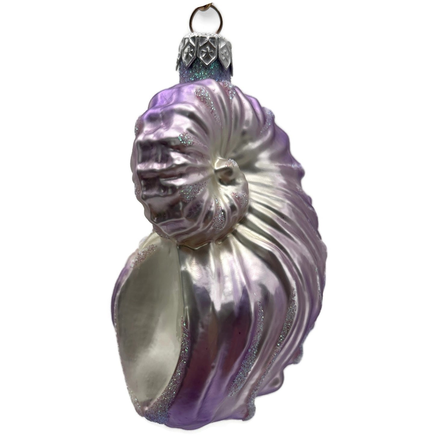 Patricia Breen A Walk On The Beach Lavender Shell Summer Christmas Tree Ornament