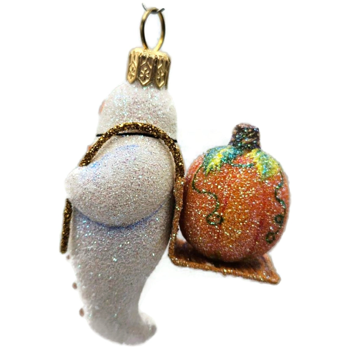 Patricia Breen Halloween Delivery White Orange Pumpkin Christmas Ornament 2825