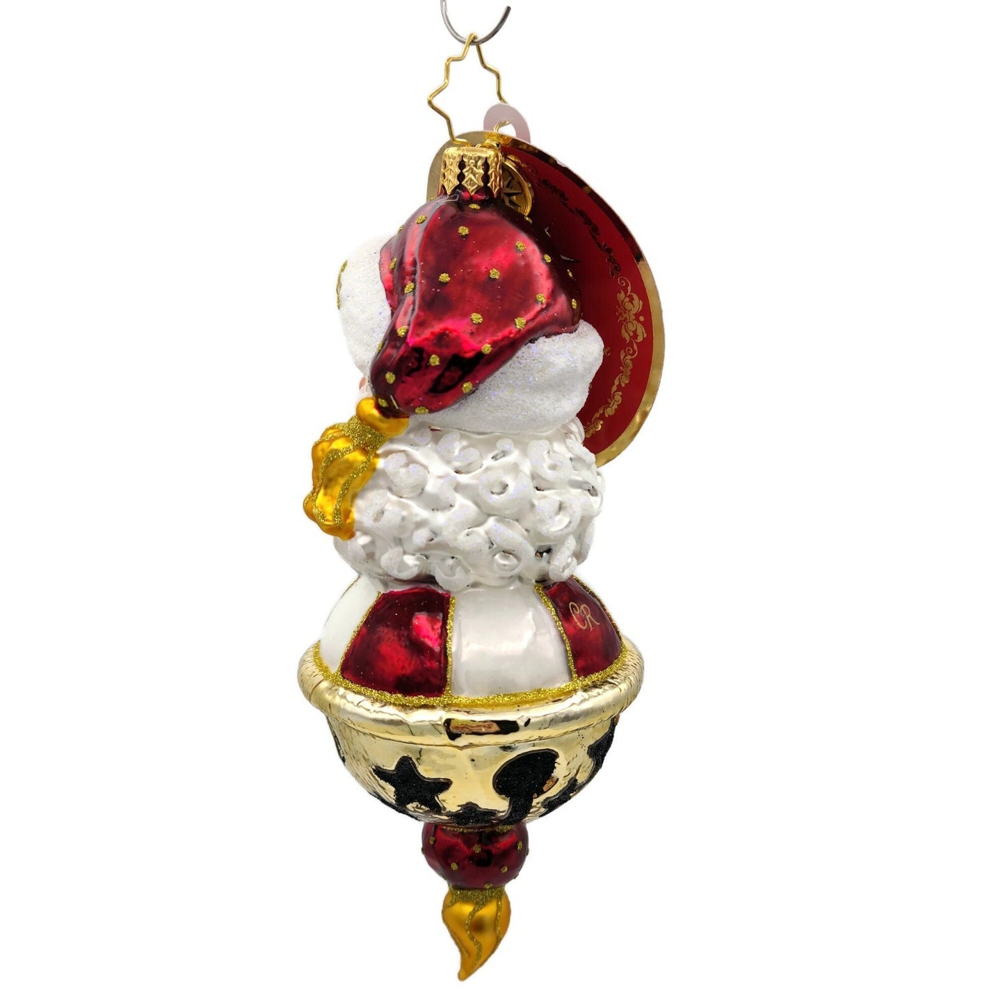 Christopher Radko Jingle All the Way Santa Claus Star Christmas Ornament 1021004