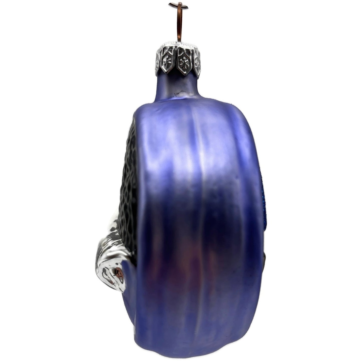 Patricia Breen Caviar Tin Lavender Violet Fish Egg Glass Christmas Ornament 9606