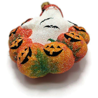 Patricia Breen Jack-o-Wreath Bat Orange Pumpkins Halloween Christmas Ornament