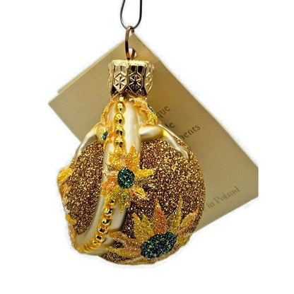Patricia Breen Miniature Chameleon Sunflowers Spring Christmas Ornament 2239