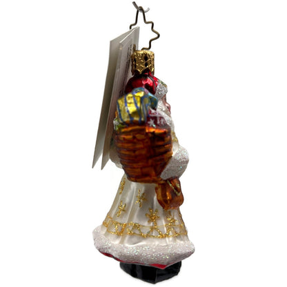 Christopher Radko Satin Winter Nick Little Gems Christmas Tree Ornament 1011242