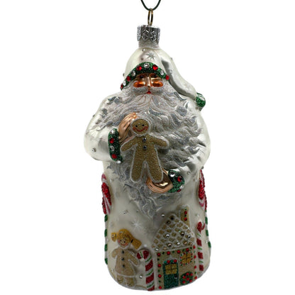 Patricia Breen Torun Santa Pearl Candy Canes Gingerbread Christmas Tree Ornament