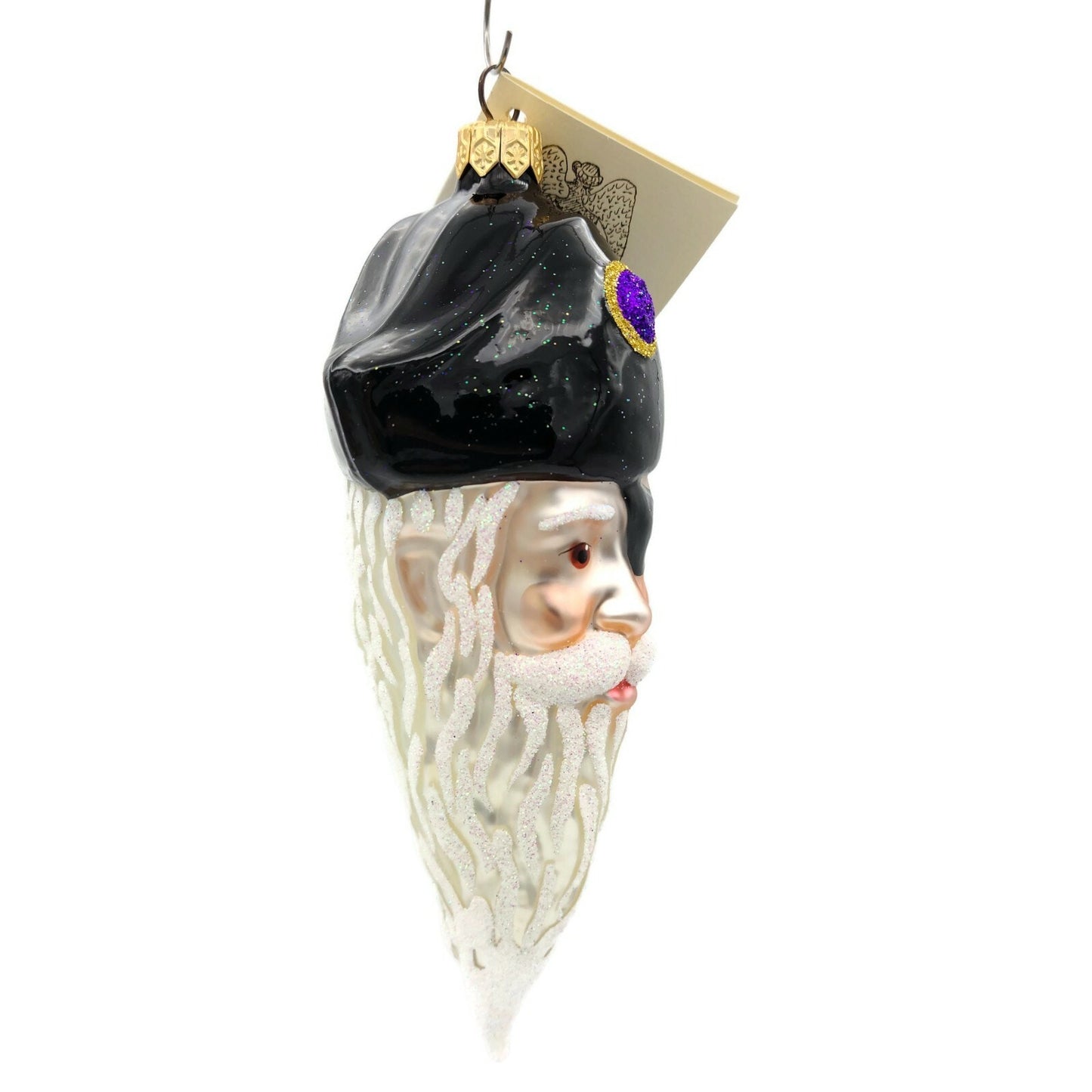 Patricia Breen Pirate Rex Black Santa Head Nautical Christmas Tree Ornament 9700