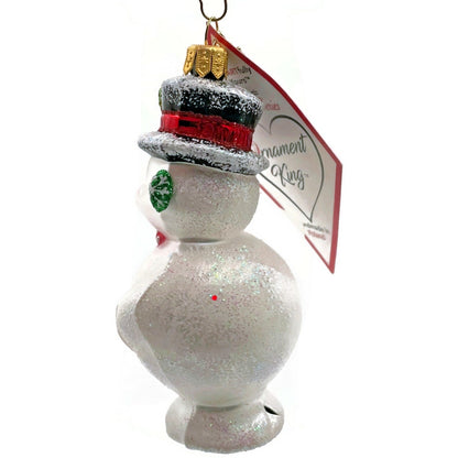 Heartfully Yours Ornament Mr. Whipple Snowman With Hat Christmas Radko Decor