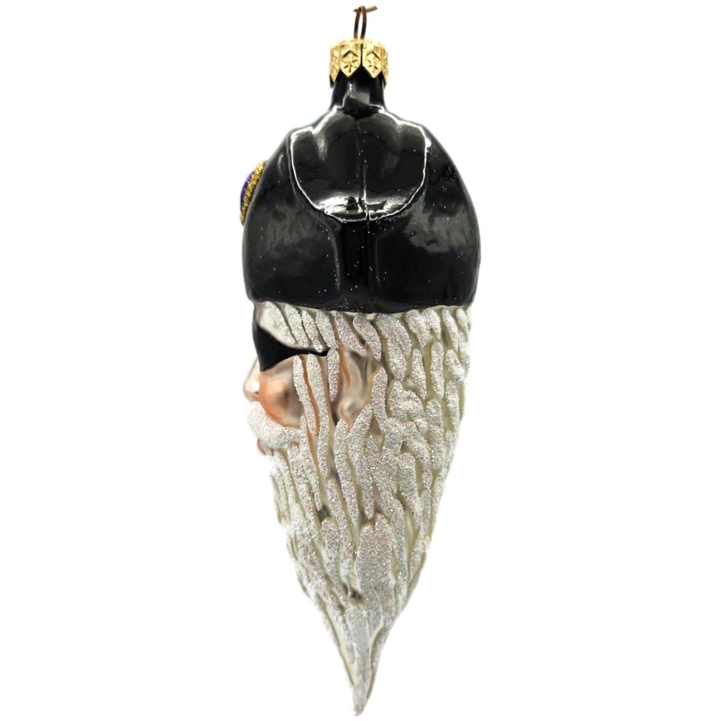 Patricia Breen Pirate Rex Black Santa Head Nautical Christmas Tree Ornament 9700