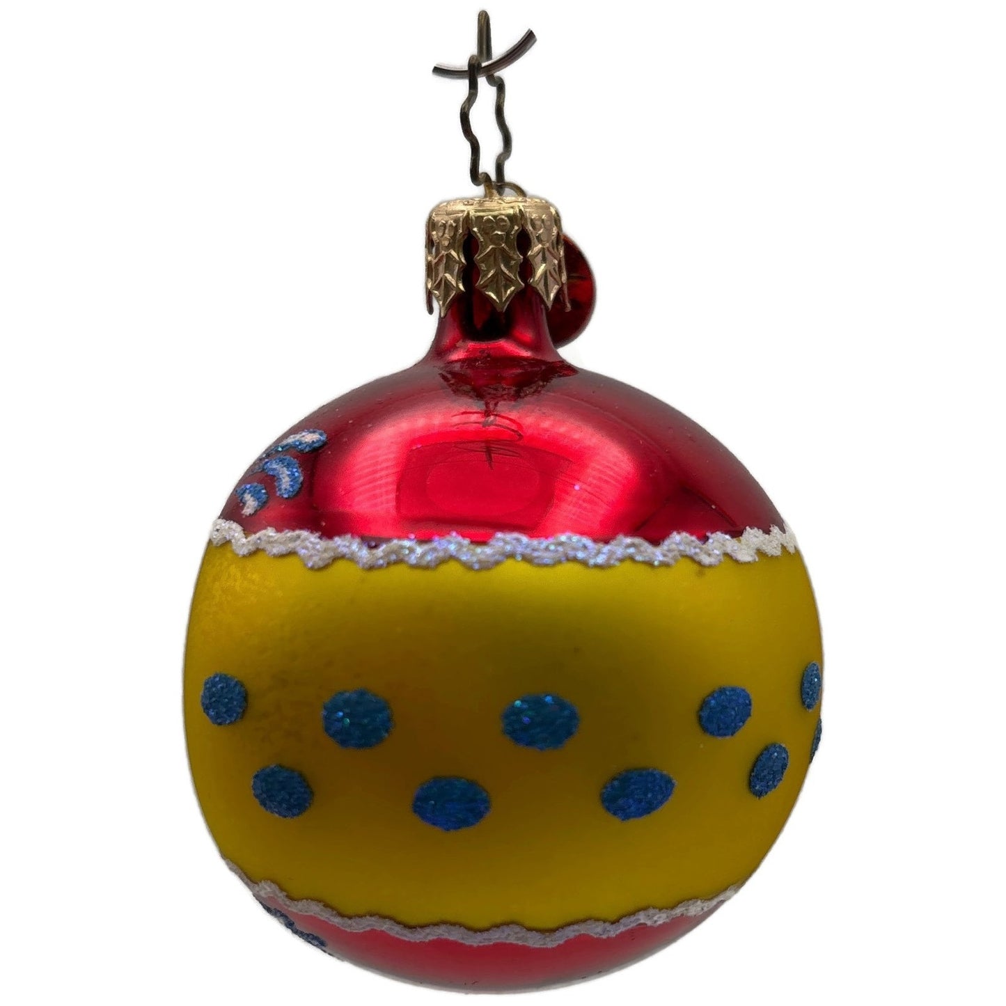 Christopher Radko Fantasia Kensington Glow Reflector Ball Christmas Ornament