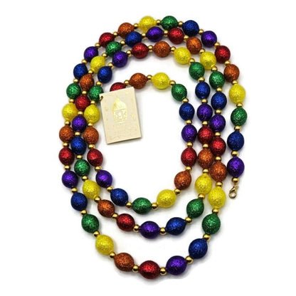 Patricia Breen Garland 2 Decorate Rainbow Christmas Holiday Bead Decoration