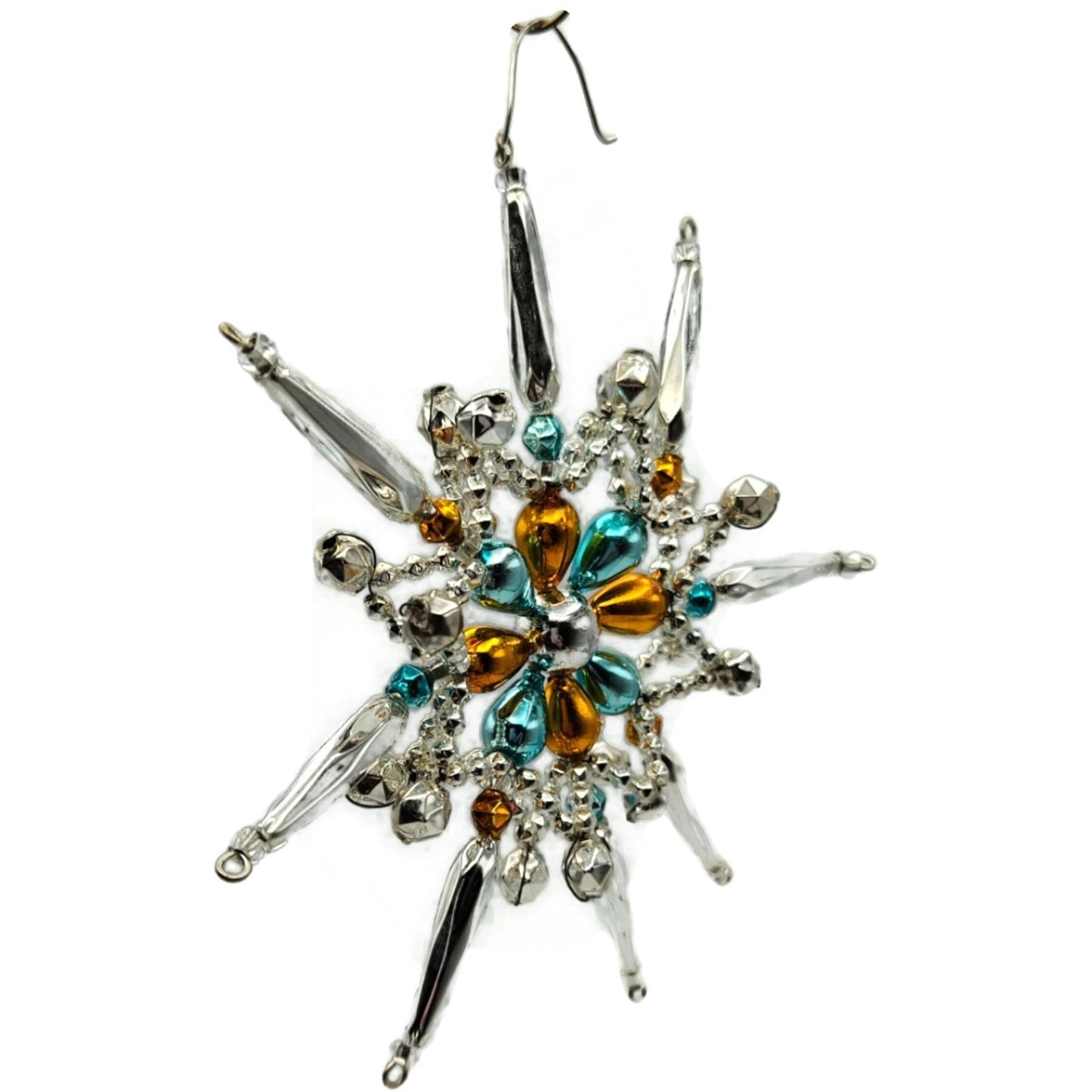 Heartfully Yours Radko Winkle Stars Beaded Christmas Tree Ornament 1075