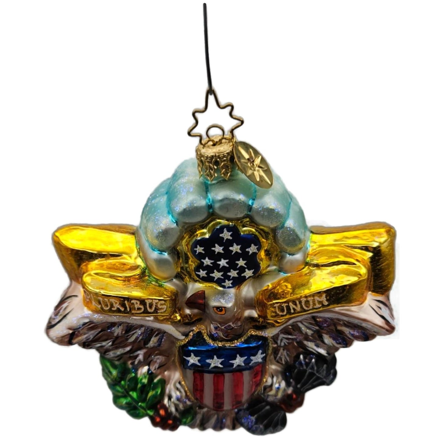 Christopher Radko E. Pluribus Unum American Eagle Patriotic Ornament 01-0008-0