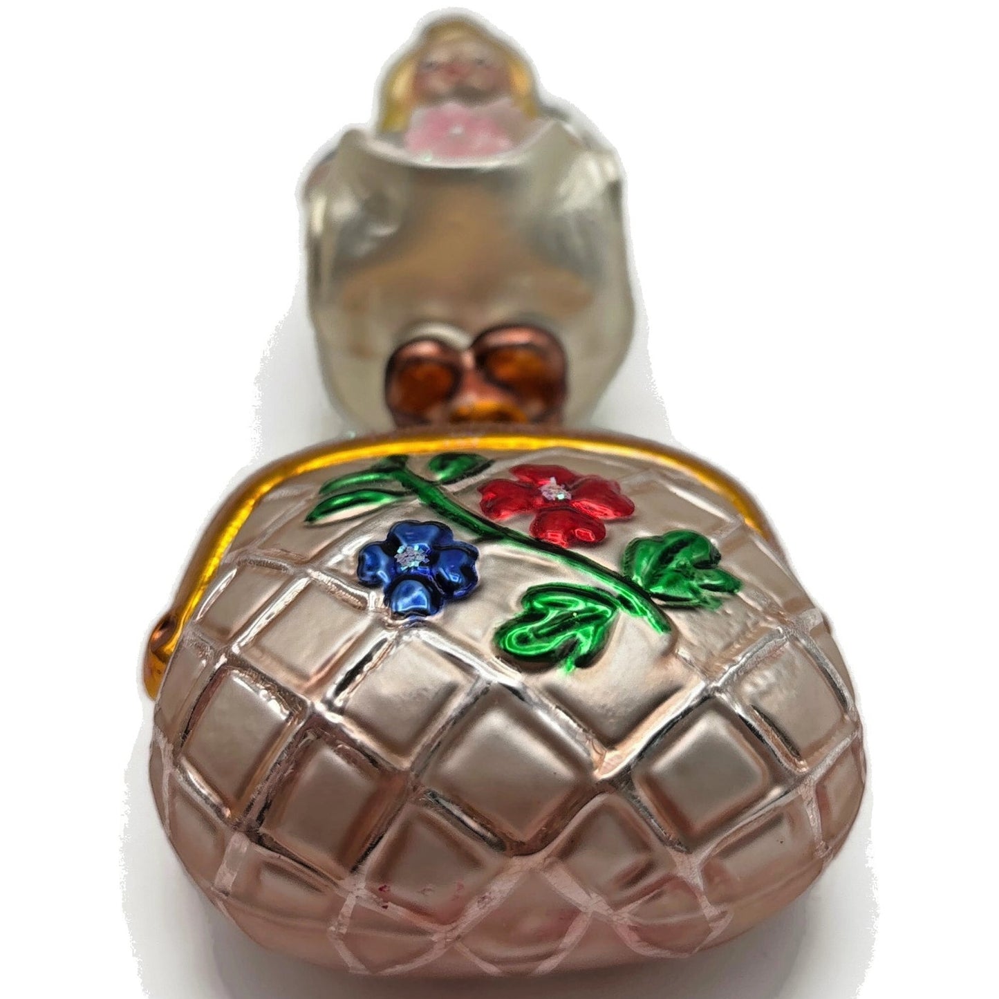 Christopher Radko Mommy's Purse Christmas Tree Ornament 98-021-0