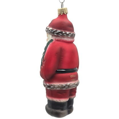 Vaillancourt Nordstrom American Santa Claus Folk Art Christmas Tree Ornament