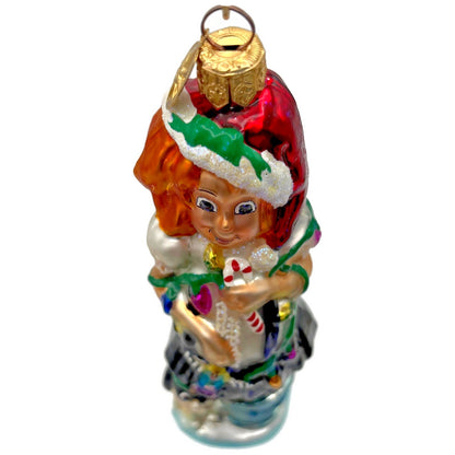 Christopher Radko Eloise At Christmastime Glass Christmas Ornament 00-FAO-02