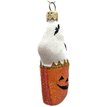 Patricia Breen Treat Seeker Orange Bag White Ghost Halloween Christmas Ornament