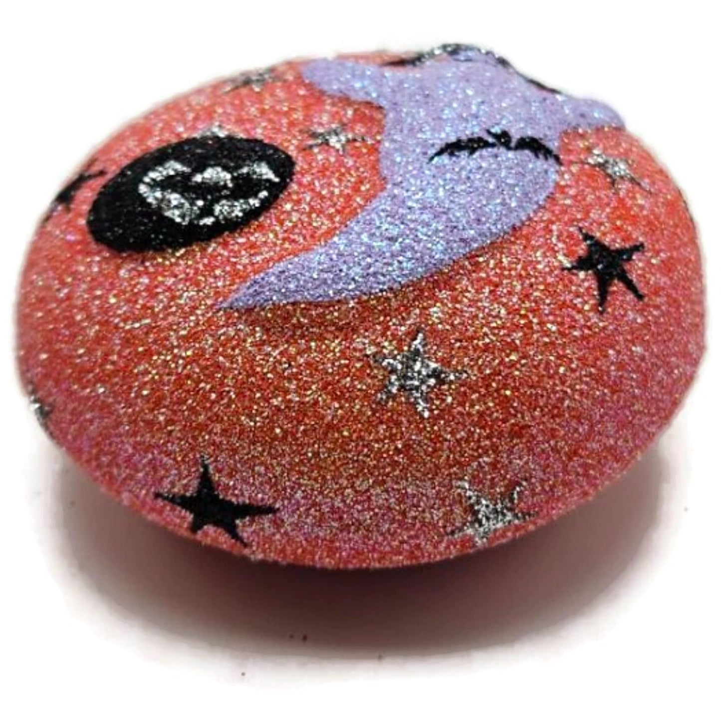 Patricia Breen Halloween Ghostly Medallion Black Pumpkin Star Christmas Ornament
