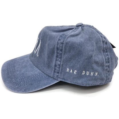 MAMA Baseball Cap Navy Blue Adjustable Hat New Denim Rae Dunn David and Young