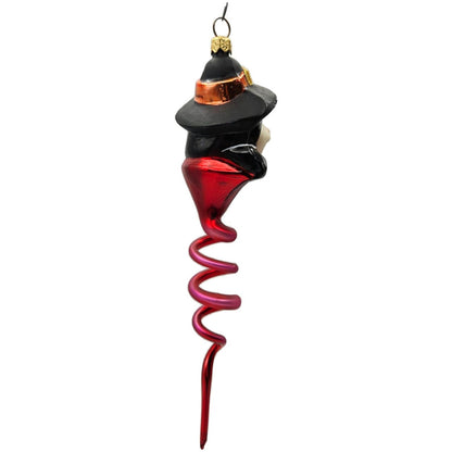 Christopher Radko Spiral Swirl Cat Hat Halloween Christmas Ornament 99-070-0
