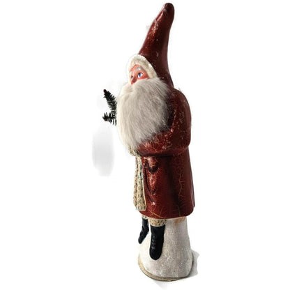 Christopher Radko Ino Schaller Christmas Santa Claus Signed Paper Mache Germany