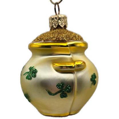 Patricia Breen A Walk In Dublin Pot Of Gold Shamrocks St. Patrick's Ornament CO