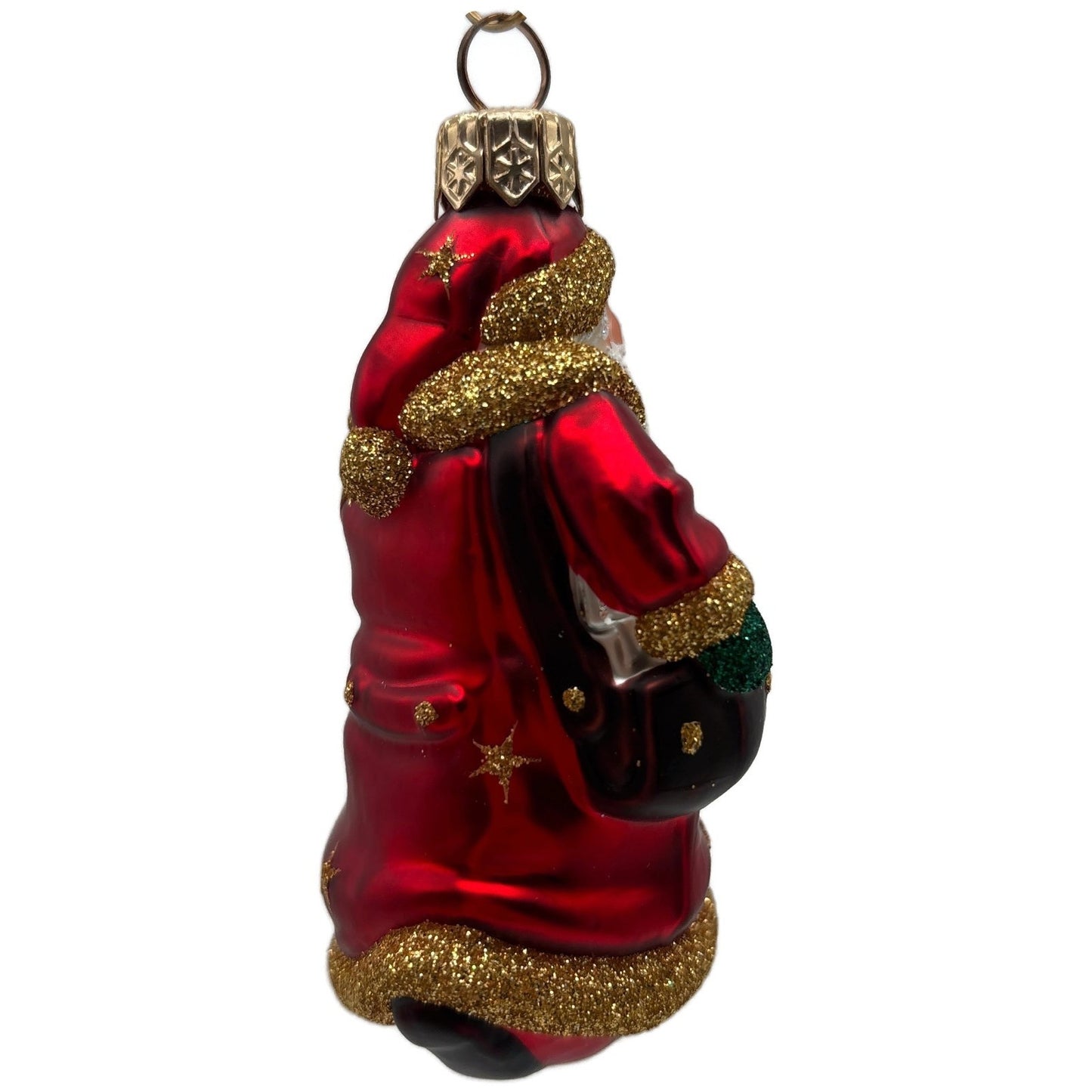 Patricia Breen Miniature Through The Rain And Snow Gold Stars Christmas Ornament
