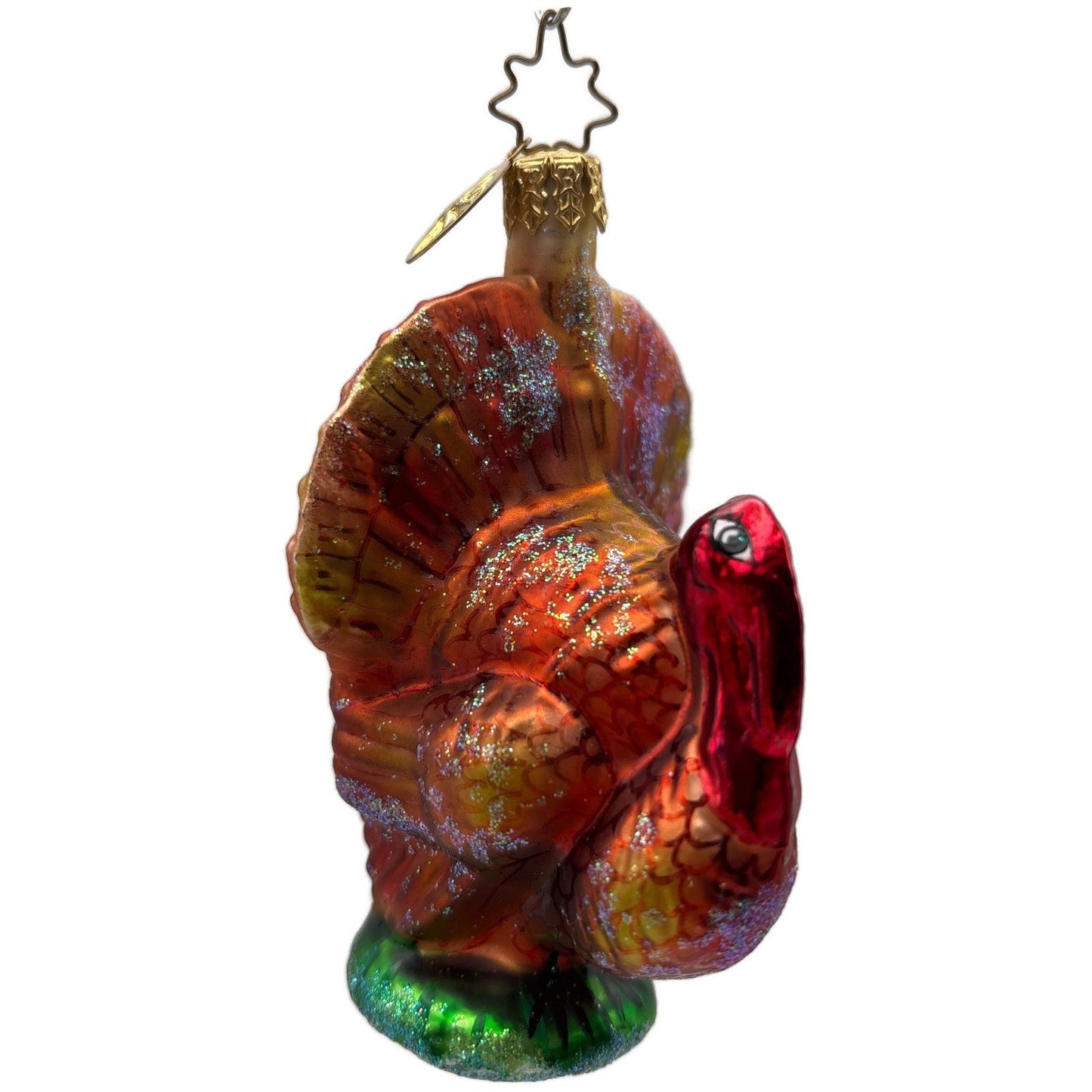 Christopher Radko Hedda Gobbler Turkey Thanksgiving Christmas Ornament 00-182-0