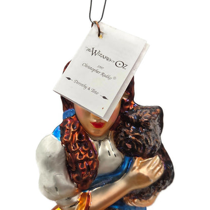 Christopher Radko Dorothy & Toto The Wizard of Oz Christmas Tree Ornament 2730