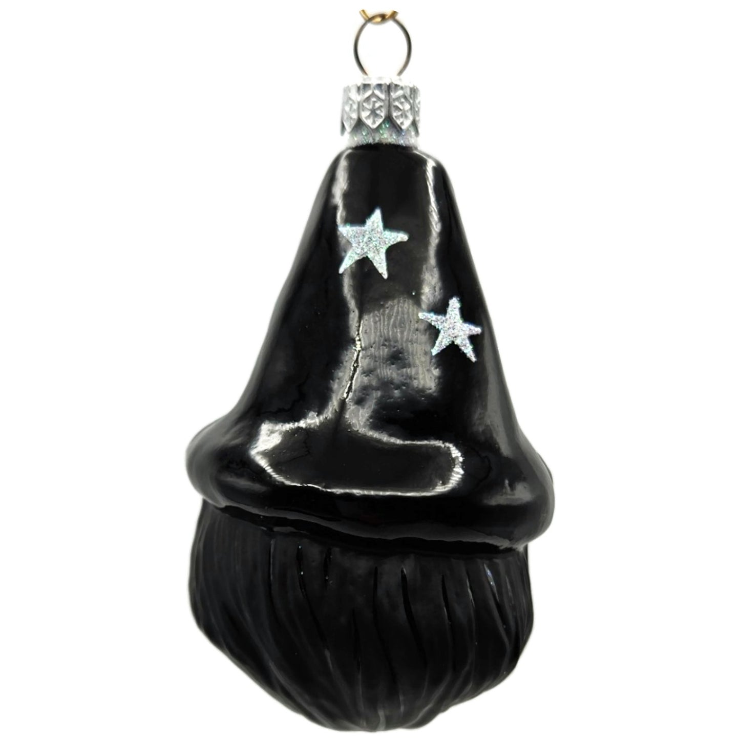 Patricia Breen Witch Hazel Green Face Stars Black Hat Halloween Ornament 9847