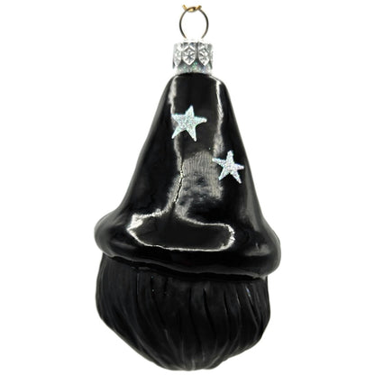 Patricia Breen Witch Hazel Green Face Stars Black Hat Halloween Ornament 9847