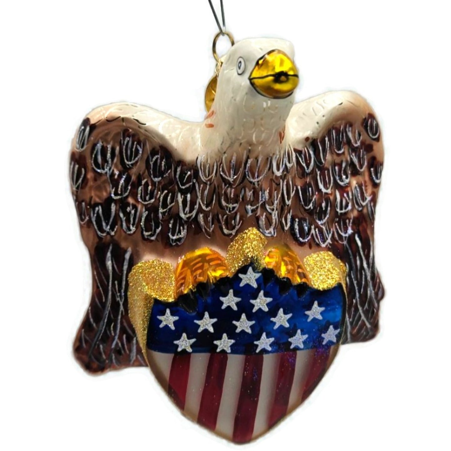 Christopher Radko Freedom's Wings Bald Eagle Patriotic Ornament 01-0307-0