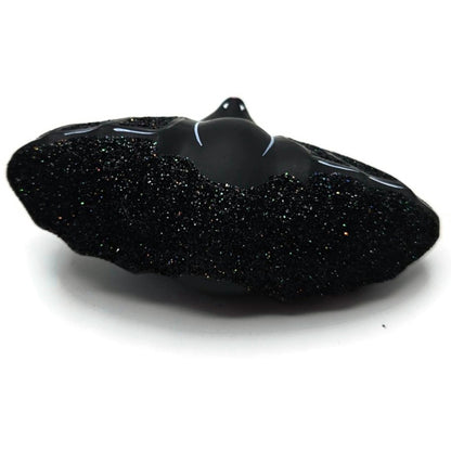 Patricia Breen Henry The Bat Black Glass Halloween Christmas Tree Ornament 2323