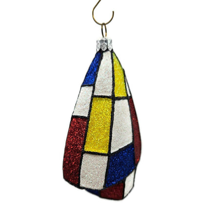 Patricia Breen Mondrian Tree Piet Abstract Art Dutch Artist Christmas Ornament