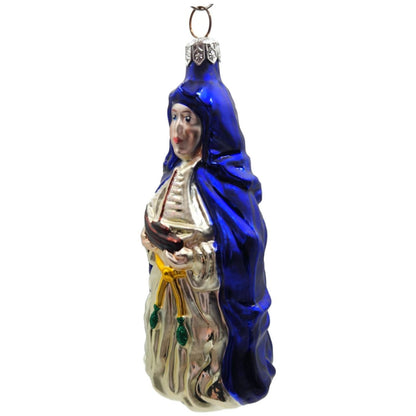 Patricia Breen Saint Ursula Cobalt Blue Sailboat Christmas Ornament Religious
