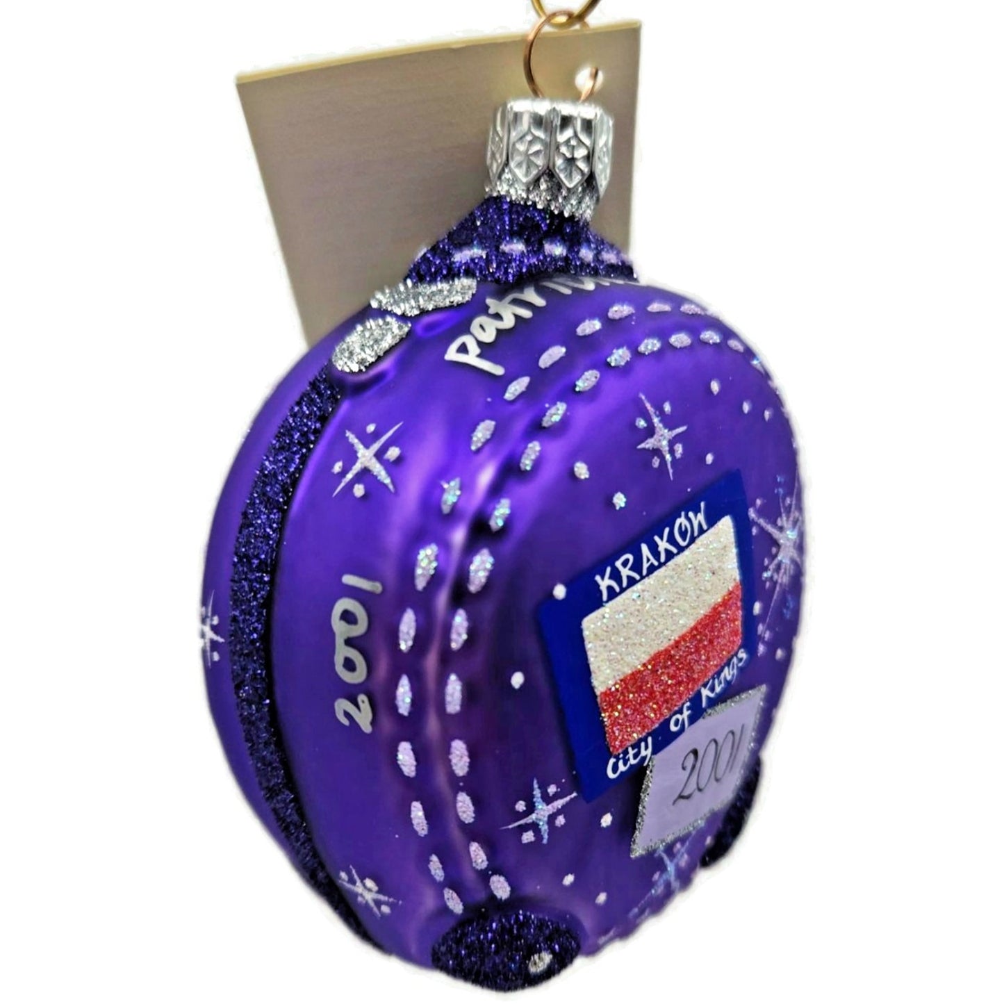 Patricia Breen Journey With Me Purple Portland Signed Christmas Ornament 2113