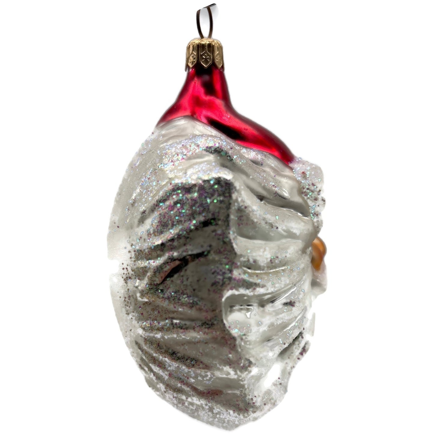 Christopher Radko Winter Wind Santa Beard Face Christmas Tree Ornament 96-121-0
