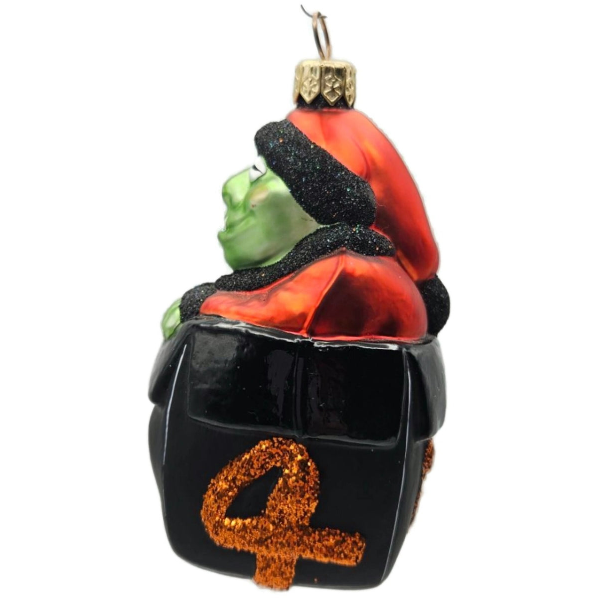 Patricia Breen MMMonster Present Black Orange Halloween Christmas Ornament 9920