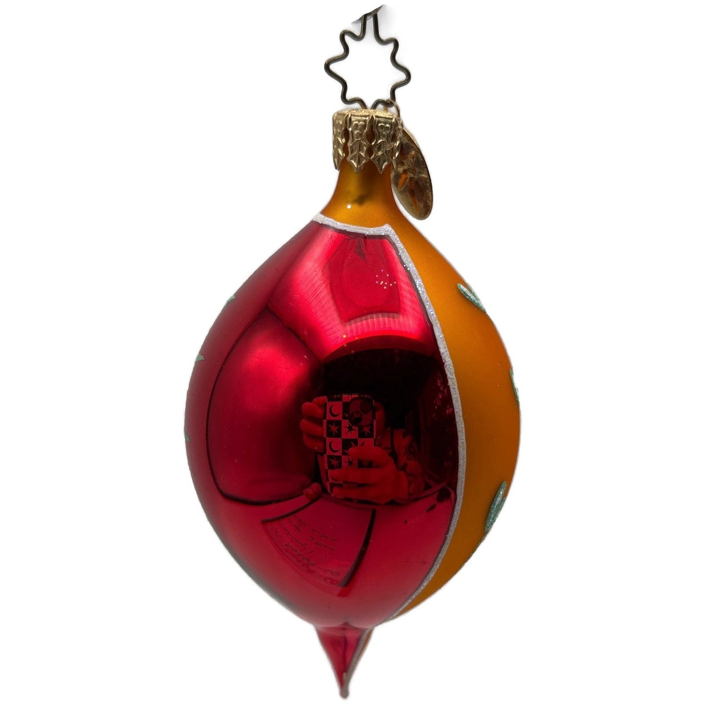Christopher Radko Fantasia Kensington Glow Reflector Christmas Tree Ornament