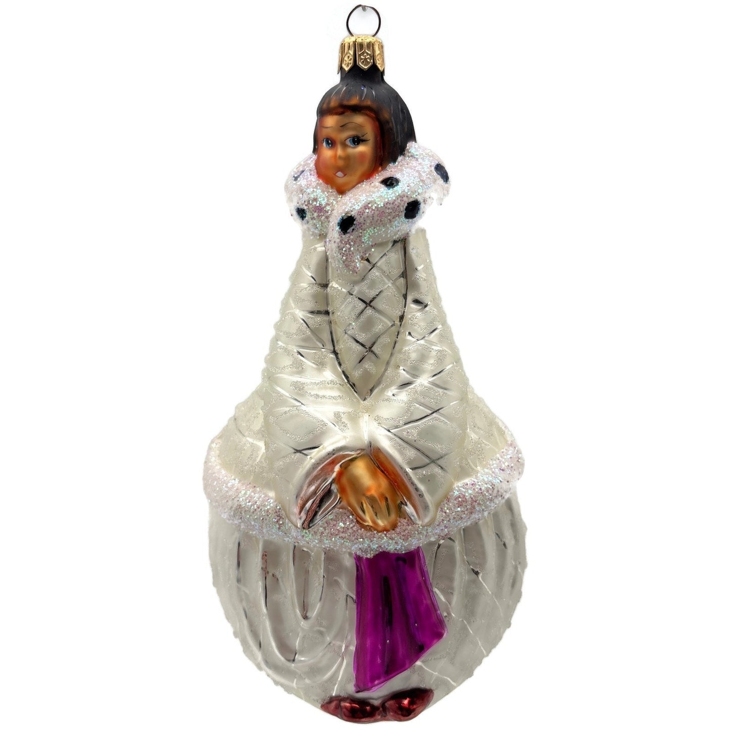 Christopher Radko Quintessa Princess White Christmas Tree Ornament 97-145-0