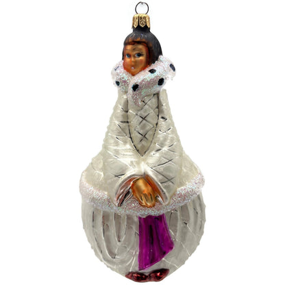 Christopher Radko Quintessa Princess White Christmas Tree Ornament 97-145-0