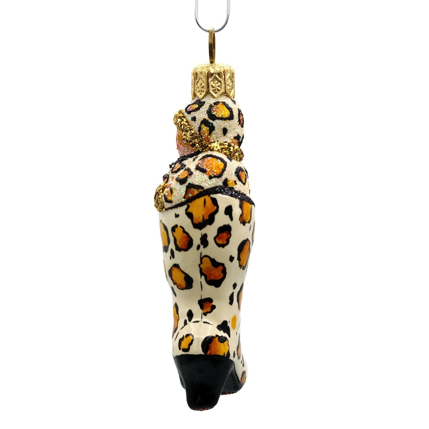 Patricia Breen Best Foot Forward Leopard Animal Christmas Tree Holiday Ornament