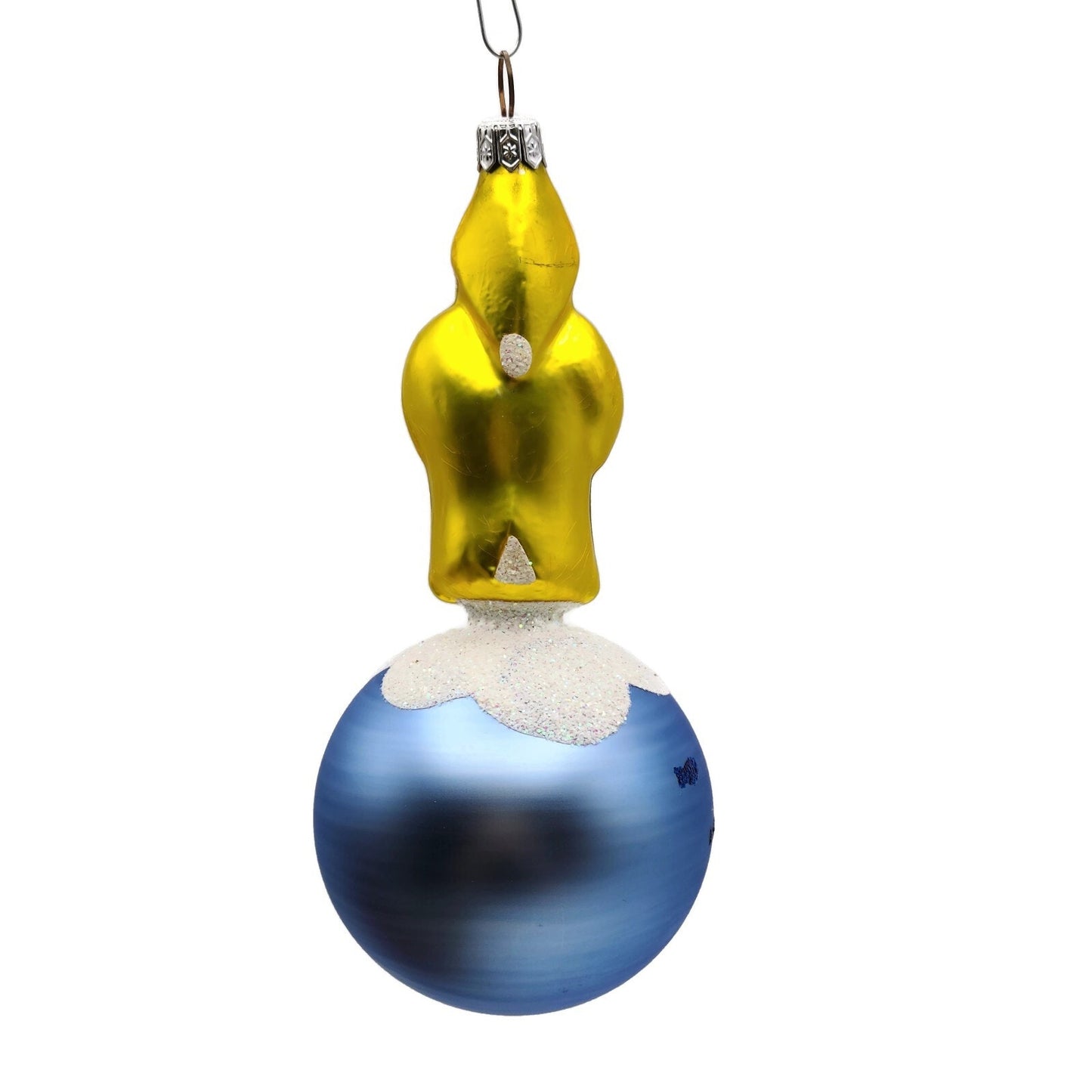 Patricia Breen Marinista Santa Matte Ball School of Fish Nautical Tree Ornament