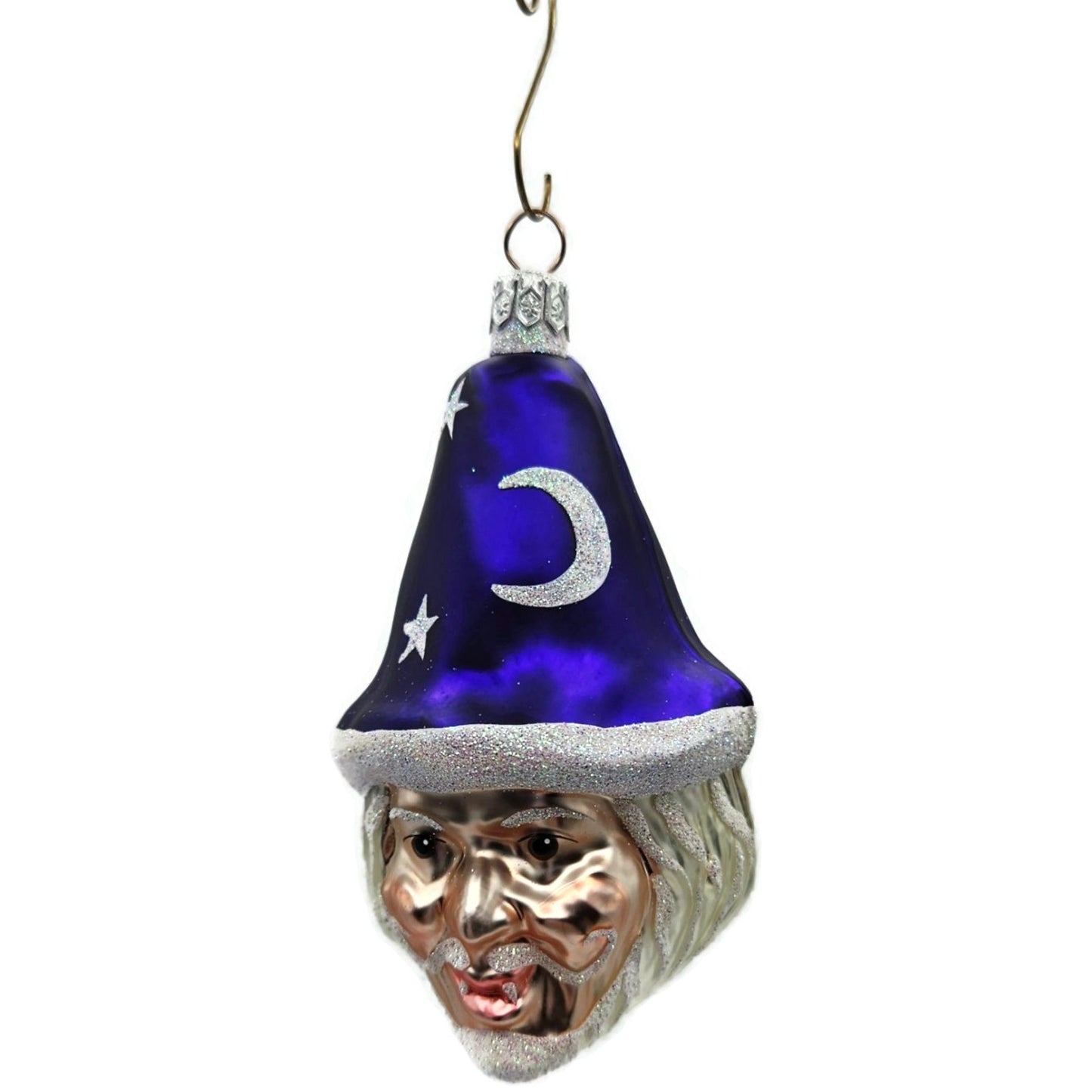 Patricia Breen Witch Hazel Wizard Purple Moon Halloween Christmas Ornament CO