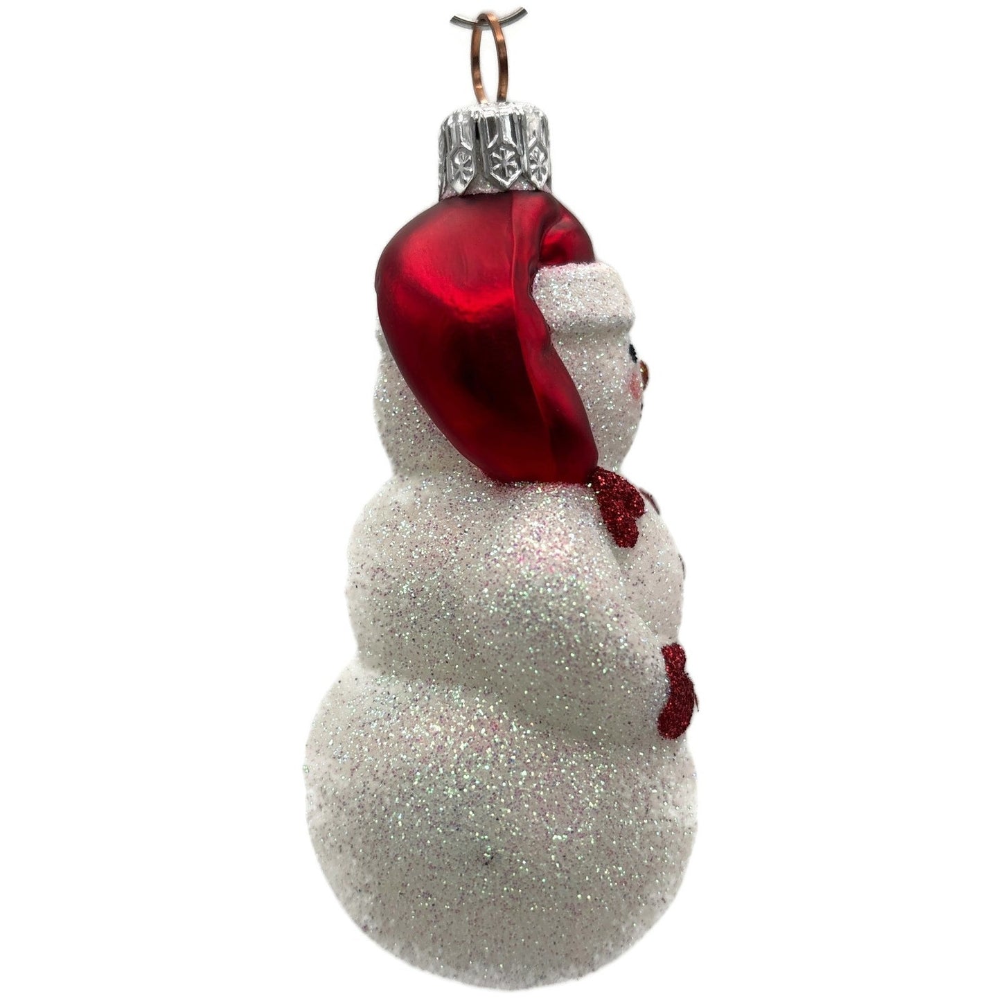 Patricia Breen Loving Snowman White Red Hearts Valentines Day Christmas Ornament