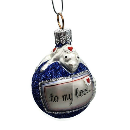 Patricia Breen Miniature Chameleon Surprise Letters Valentines Holiday Ornament