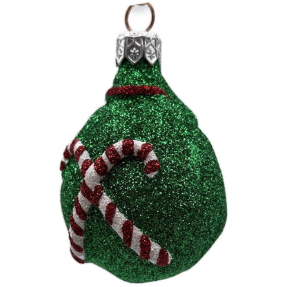 Patricia Breen Peppermint Sack Green Candy Canes Christmas Ornament Milaeger's