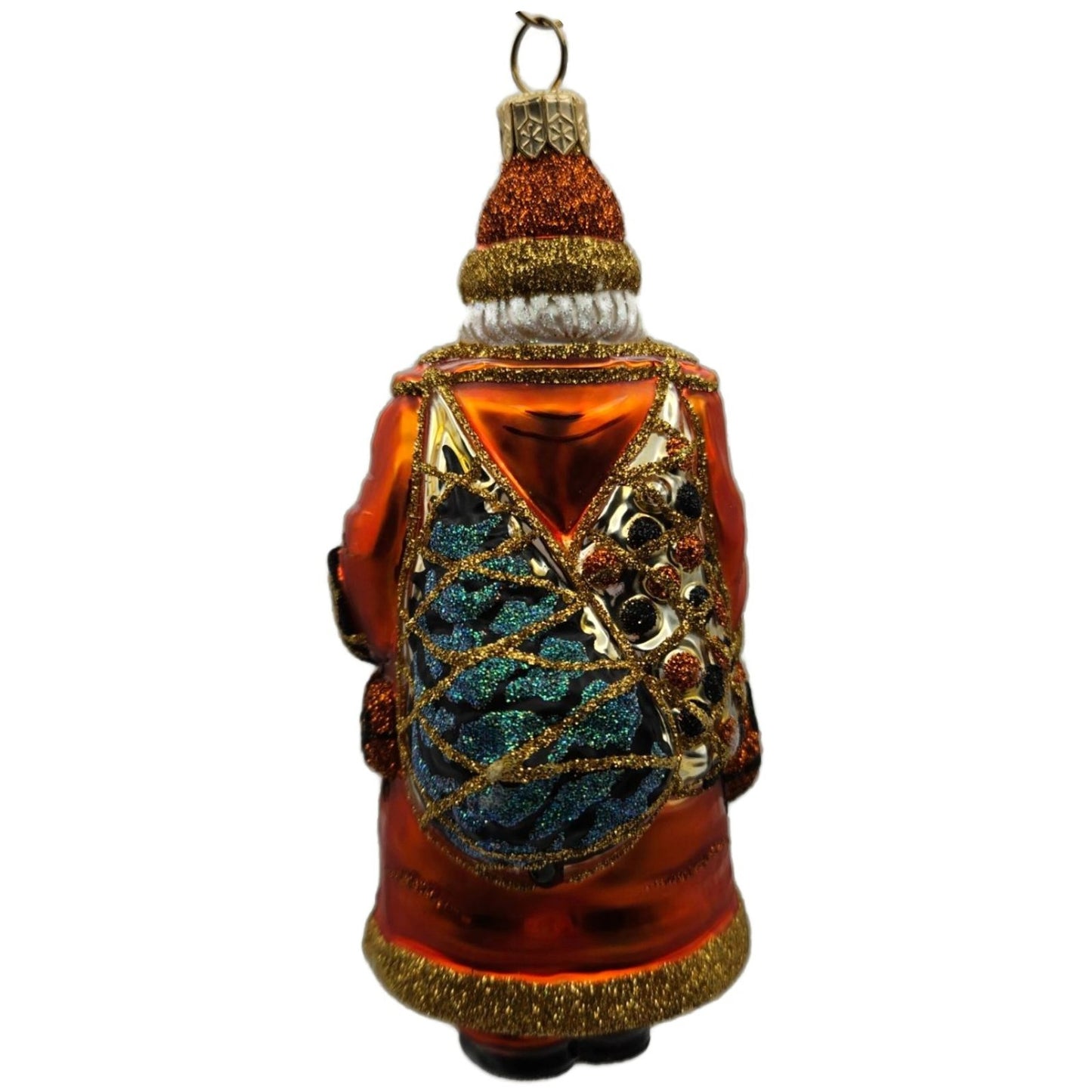 Patricia Breen Portobello Road Santa Orange Pumpkin Halloween Christmas Ornament