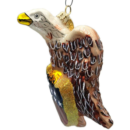 Christopher Radko Freedom's Wings Bald Eagle Patriotic Ornament 01-0307-0
