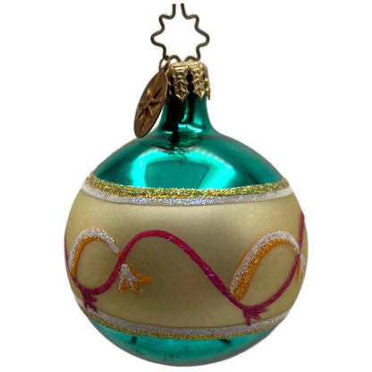 Christopher Radko Fantasia Single Reflector Floral Flare Christmas Tree Ornament